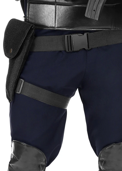 SWAT Police Black Tactical Leg Holster With Belt 4 SWAT Police Black Tactical Leg Holster With Belt - Image 2