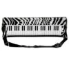 1980s Rock Star Zebra Print Inflatable Keyboard 1 1980s Rock Star Zebra Print Inflatable Keyboard -Halloween Fans Shop 01456rs new