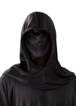 Halloween Black Faceless Ghoul Hood