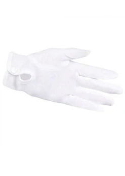 Adult Mens Seamed White Gloves -Halloween Fans Shop 03080 rs 03