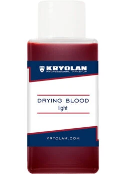 Kryolan Fake Drying Blood Light 50ml 7 Kryolan Fake Drying Blood Light 50ml -Halloween Fans Shop 04075 DRYING BLOOD LIGHT 50ML 02