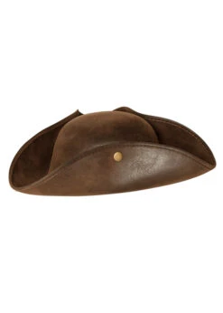 Adult Size Deluxe Brown Tricorn Pirate Hat 7 Adult Size Deluxe Brown Tricorn Pirate Hat -Halloween Fans Shop 04350 rs 02