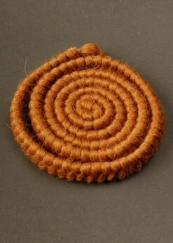 False Hair Crepe Wool Light Chestnut Brown