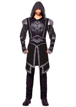 Mens Knight Style Dark Assassin Costume
