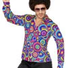 Mens 1970s Psychadelic Groovy Disco Shirt 2 Mens 1970s Psychadelic Groovy Disco Shirt -Halloween Fans Shop 09302rs
