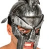 Silver Plastic Roman Gladiator Helmet -Halloween Fans Shop 13363rs