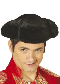 Mens Spanish Bullfighter Black Matador Hat