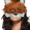 Adult Deluxe Fluffy Fox Mask -Halloween Fans Shop 1587Ars