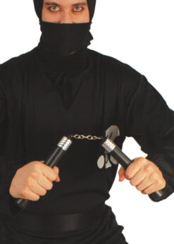 Ninja Nunchucks Fancy Dress Nunchakus Prop Weapon