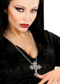 Halloween Gothic Deluxe Jewel Cross Necklace 5 Halloween Gothic Deluxe Jewel Cross Necklace -Halloween Fans Shop 17011 rs 01
