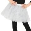 Kids Size White Glitter Fairy Tutu Skirt 1 Kids Size White Glitter Fairy Tutu Skirt -Halloween Fans Shop 17321 rs