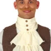 Mens Steampunk Off White Frilly Jabot Neck Ruff 1 Mens Steampunk Off White Frilly Jabot Neck Ruff -Halloween Fans Shop 17896 rs