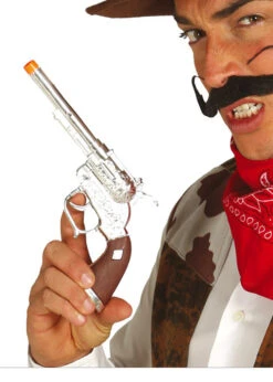 Western Cowboy Plastic Prop Revolver Gun