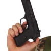 Black Plastic Prop Police Gun 24cm 1 Black Plastic Prop Police Gun 24cm -Halloween Fans Shop 18887 rs