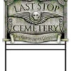 Gothic Cemetery Sign Halloween Party Decoration 2 Gothic Cemetery Sign Halloween Party Decoration -Halloween Fans Shop 190122 rs
