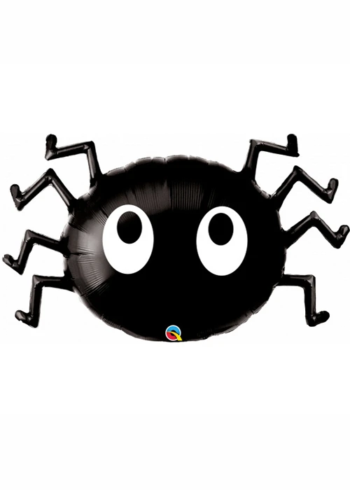 Inflated Halloween Black Spider Eyes Shape Helium Balloon 3 Inflated Halloween Black Spider Eyes Shape Helium Balloon
