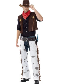 Mens Cowboy Fancy Dress Costume