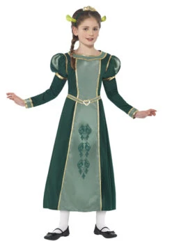 Childrens Size Shrek Princess Fiona Costume