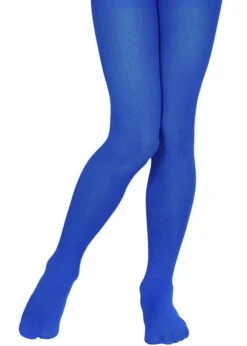 Kids Size Bright Blue Tights
