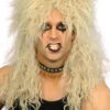 80s Fancy Dress Blonde Hard Rocker Wig -Halloween Fans Shop 22042rs