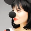 Minnie Or Mickey Mouse Style Black Sponge Nose -Halloween Fans Shop 2286T black sponge nose