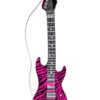 1980s Rock Star Pink Zebra Print Inflatable Guitar 2 1980s Rock Star Pink Zebra Print Inflatable Guitar -Halloween Fans Shop 23948rs