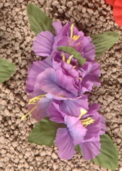 Hawaiian Lilac Hibiscus Flower Hair Clip 7 Hawaiian Lilac Hibiscus Flower Hair Clip -Halloween Fans Shop 2396E hibiscus hawaiian lilac flower hair clip 02