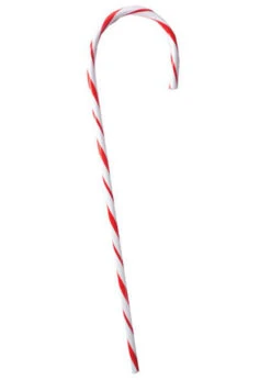 Christmas Red Striped Plastic Candy Cane Prop