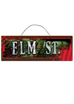 Halloween Nightmare On Elm Street Deluxe Sign