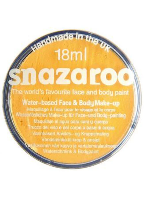 Snazaroo Make-Up Bright Yellow Face Paint 18ml 3 Snazaroo Make-Up Bright Yellow Face Paint 18ml