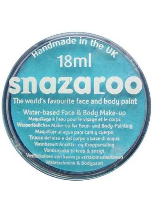 Snazaroo Make-Up Turquoise Face Paint 18ml 3 Snazaroo Make-Up Turquoise Face Paint 18ml