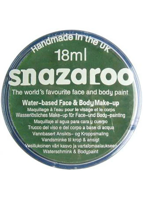 Snazaroo Grass Green Facepaint 3 Snazaroo Grass Green Facepaint