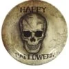 Gothic Skull Happy Halloween Thick Plastic Bowl 1 Gothic Skull Happy Halloween Thick Plastic Bowl -Halloween Fans Shop 26426 halloween skull bowl