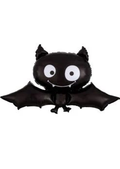 Halloween Black Bat Supershape Uninflated Balloon