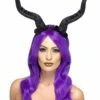 Womens Devil Long Black Demon Horns 2 Womens Devil Long Black Demon Horns -Halloween Fans Shop 27829rs