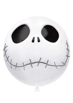 Jack Skellington Round Orbz Uninflated Helium Balloon