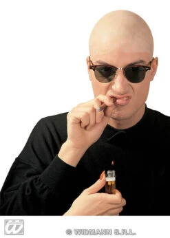 Adult Fancy Dress Bald Head Cap Headpiece