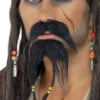 Caribbean Pirate Captain Fake Beard Set