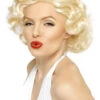 Blonde Curly Marilyn Monroe Wig 1 Blonde Curly Marilyn Monroe Wig -Halloween Fans Shop 30271rs