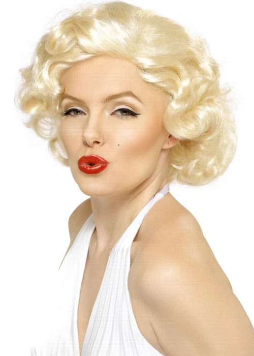 Blonde Curly Marilyn Monroe Wig 3 Blonde Curly Marilyn Monroe Wig
