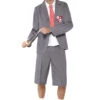 Adult Size Mens Grey Schoolboy Costume