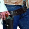 Authentic Western Belt & Holster 1 Authentic Western Belt & Holster -Halloween Fans Shop 33097rs