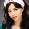 Ladies Fancy Dress Nurse Hat 2 Ladies Fancy Dress Nurse Hat -Halloween Fans Shop 3333N deluxe nurse hat