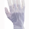 Gentlemans Smart White Short Seamed Gloves -Halloween Fans Shop 335whiters