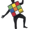 Adult Size 1980s Rubiks Cube Costume 2 Adult Size 1980s Rubiks Cube Costume -Halloween Fans Shop 33663rs