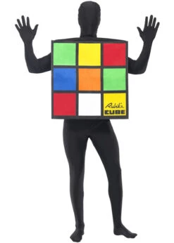 Adult Size 1980s Rubiks Cube Costume 7 Adult Size 1980s Rubiks Cube Costume -Halloween Fans Shop 33663rs 01