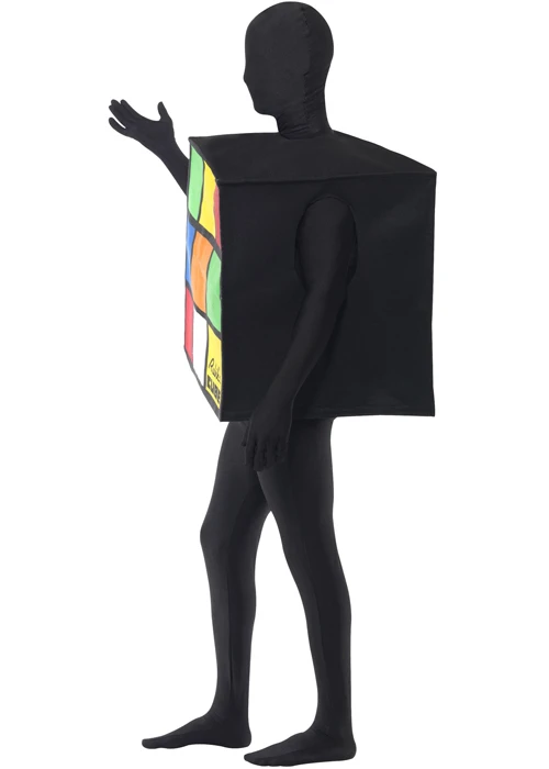 Adult Size 1980s Rubiks Cube Costume 5 Adult Size 1980s Rubiks Cube Costume - Image 3