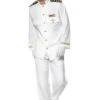 Deluxe Adult White Captain Sailor Costume 1 Deluxe Adult White Captain Sailor Costume -Halloween Fans Shop 33690rs