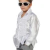 Kids 70s Disco White Frilly Disco Shirt 2 Kids 70s Disco White Frilly Disco Shirt -Halloween Fans Shop 3476 m kids white 70s shirt
