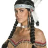 Deluxe Braided Indian Squaw Wig -Halloween Fans Shop 36314rs